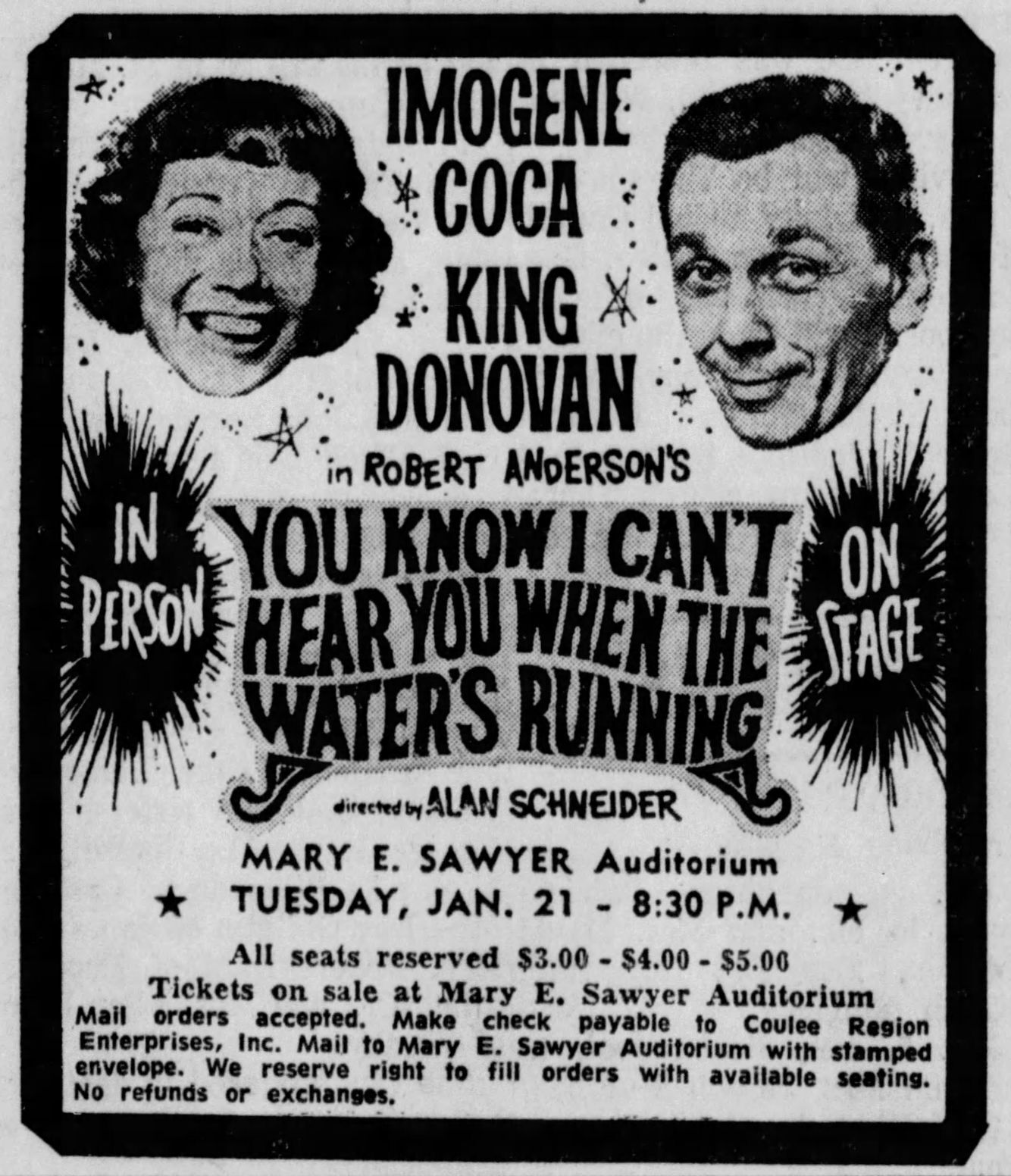 1969: Imogene Coca and King Donovan